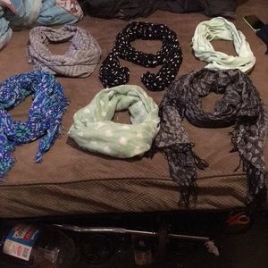 Six scarves